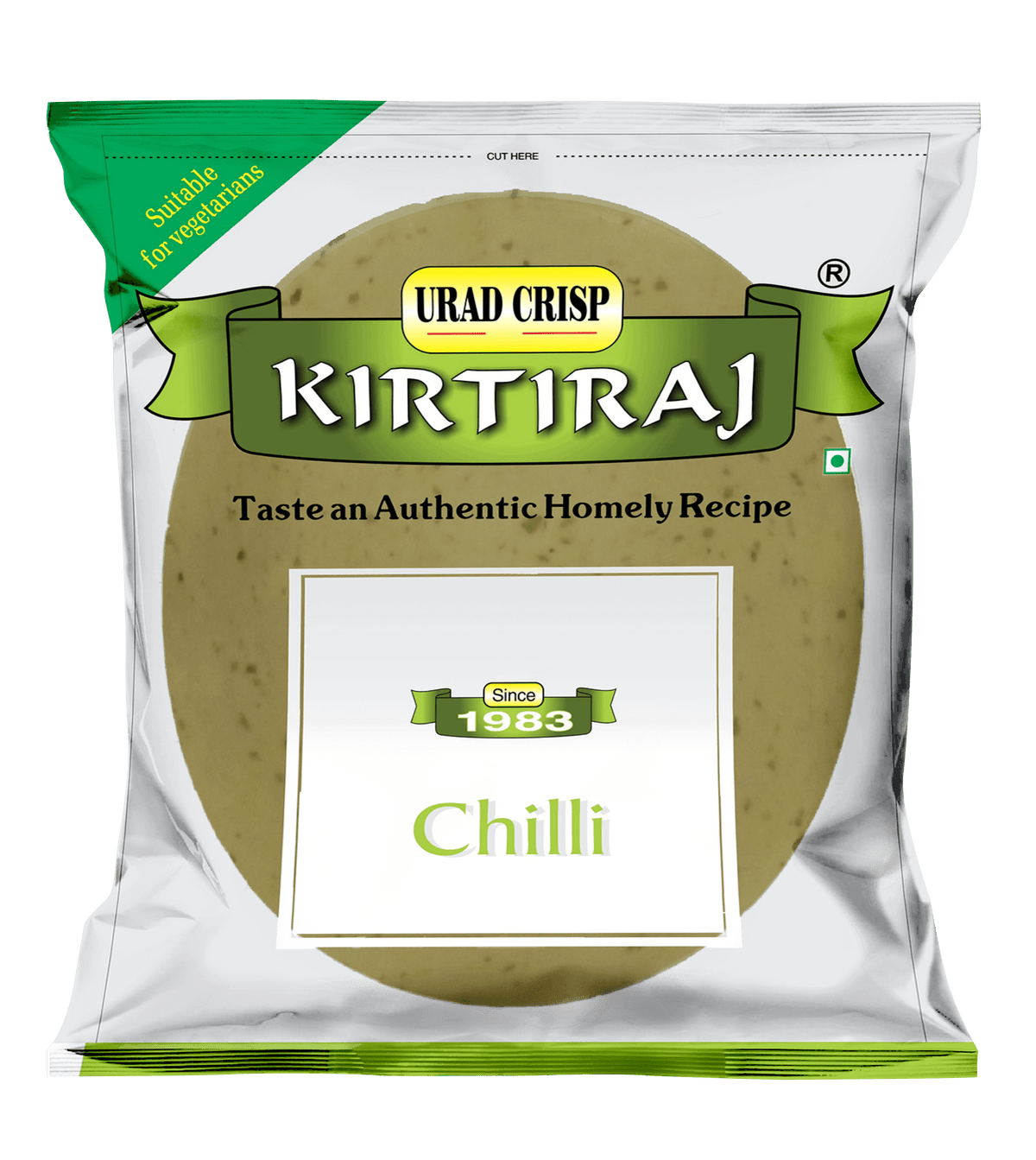 Kirtiraj Green Chilli Papad